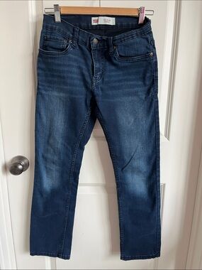 Levi's Kid’s Navy Slim Straight Jeans‎